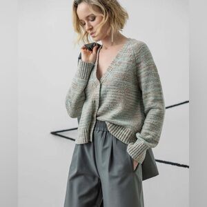 Lilla P - V-Neck Cardigan wide sleeve